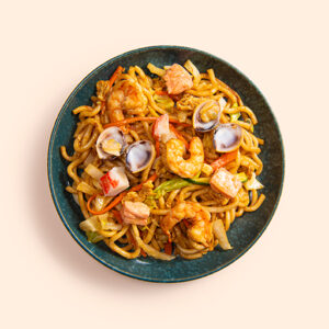 184. UDON MARISCO Y VERDURAS