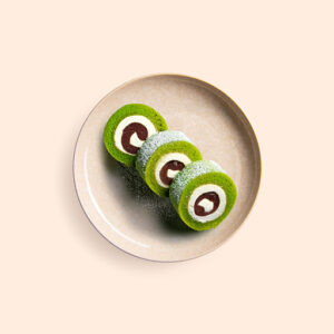 941.POSTRE MINI BRACITO JAPONÉS DE TÉ VERDE Y AZUKI